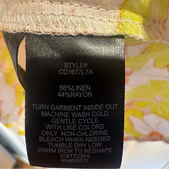 Sanctuary Yellow Orange Mini Sundress NWT - Picture 9 of 10